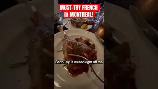 BEST Duck Confit & Escargot in Montreal, Canada! 🇨🇦🇫🇷 Modavie is a MUST TRY 🤩 #shorts