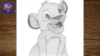 How to Draw Simba from Lion King &ndash; Easy Beginner Tutorial! 🎨