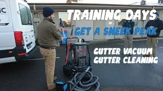 Gutter Vacuum Training | Lets Take a Brief Look Into Gutter Cleaning |Training Days