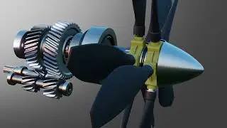 Contra Rotating Coaxial Propeller Drive