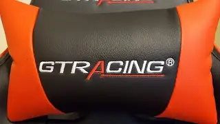 GTRACING Gaming Chair with Footrest + Bluetooth Speakers
