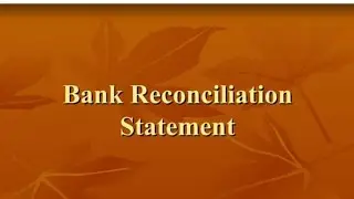 Bank Reconciliation Part 2