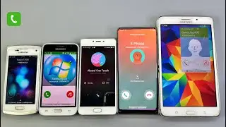 Meizu m3s vs Samsung Wave3 incoming Call Samsung S1+ S5+ Tab3 