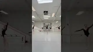 Grand Allegro Combination in ballet technique class - Vaganova training in California