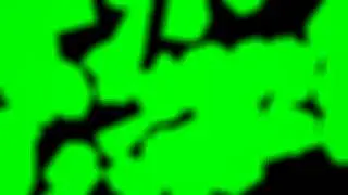 4K Smudge Flood Green Screen Animation
