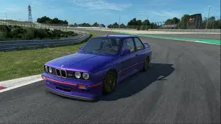 BMW M3 E30 Sport Evolution Track Practice Assetto Corsa EVO Steering Wheel Gameplay