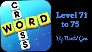 Word cross game level 71 to 75
