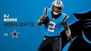 Every DJ Moore Catch From 113-yard Game | Carolina Panthers