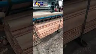 Spindle Veneer Peeling Machine #machine #wood #veneer #plywood #plywoodmachine