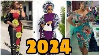 💃Mode Africaine 2024 : Mod&egrave;les robes pagne pour femme/ Boubou senegalais/Ankara styles🌈collection 43