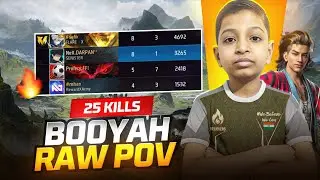 [RAW POV] 25 KILLS + BOOYAH IN TOURNAMENT | SOLO 8 FINISHES | SNIPER POV ft. JR.DARPAN13