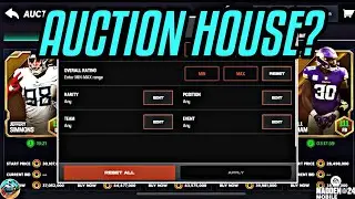 AUCTION HOUSE BACK IN MADDEN MOBILE 26? Madden Mobile 26