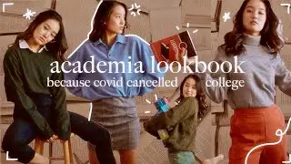 a preppy light/dark academia lookbook cuz covid just canceled my fall semester @ brown uni :(