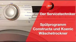 Sp&uuml;lprogramm Constructa und Koenic W&auml;schetrockner
