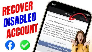Recover Disabled Facebook Account 2025 | How To Recover Permanently Disabled Facebook Account