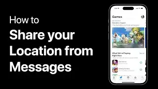 How to Share your Location on iPhone Messages
