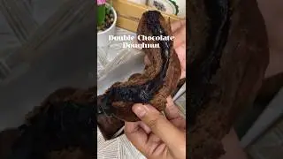 Double Chocolate Doughnut #donat #chocolate