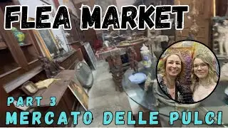 Best Thrifting Deal in Italy! THRIFT WITH US at the Mercato Delle Pulci Flea Market
