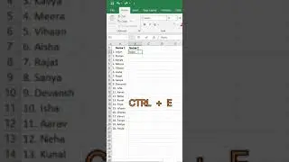 No More Manual Work! Use flash Fill like a pro #flashfill #excelmagictrick #datacleaning #exceltips