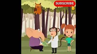 Приключенията на Мила и Алекс - Слонът Сами спря да чува #viral #song #animals #story #short #shorts