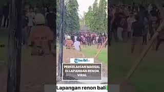 Kerusuhan di Lapangan Renon Denpasar, Video Perkelahian Viral