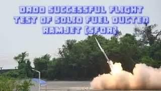 DRDO Successfully Flight Test of SOLID FUEL DUCTED RAMJET (SFDR)