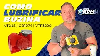 Como Lubrificar buzina com mini compressor? VT045, GB1074, VTR3200 #vetorauto #Gauss #VTR
