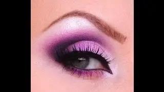 Pink and Purple makeup tutorial