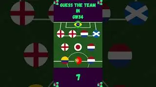 FPL GW34 || GUESS THE FOOTBALL TEAM BY PLAYERS' NATIONALITY