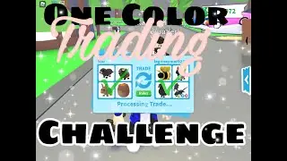 One Color Trading Challenge || Roblox Adopt Me