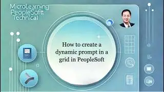 How to create a dynamic prompt in a grid in PeopleSoft