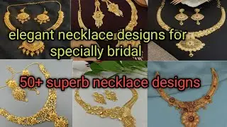 Latest collection of bridal gold necklace designs/সোনার নেকলেস সেট /