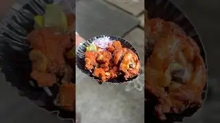 Jeedi pappu chicken pakoda 😲 #eluru #food #foodie #youtube