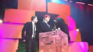 NME AWARDS My Chemical Romance Speech