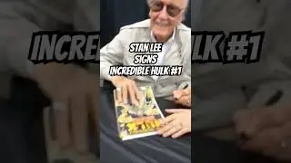 Stan Lee Signs My Incredible Hulk #1 Comic Book 😎 @bladerope  #Marvel #Avengers #NuffSaid