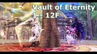 Aura Kingdom - Vault of Eternity 1- 12F - Sorcerer lv 95 (Boss Only - Compilation)