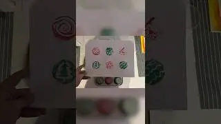Easy Print making activity | Ornaments. 🎄