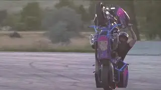 Motorcycle stunt competition debuts at Sturgis Rally