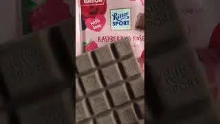 Ritter Sport raspberry and rose chocolate bar