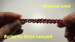 How to Make the Butterfly Stitch Lanyard | littlechungussss