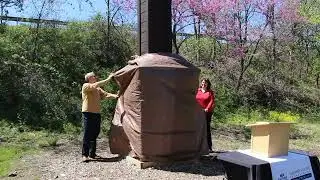 Chimney Swift Tower Unveiling