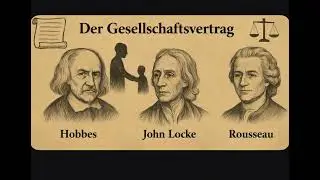 Zustand der Natur: Freiheit oder Chaos? Der Gesellschaftsvertrag: Hobbes, Locke & Rousseau. 