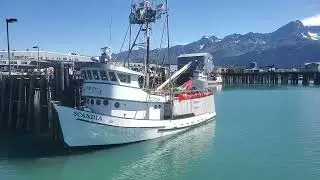 Leaving Seward Harbor, Alaska