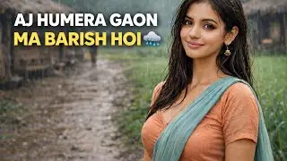 AJ HUMERA GAON MA BARISH HOI| village vlog series  | VEO 3