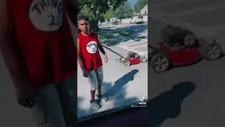 How Much These Teens Made In A Day Push Mowing Lawns🍃💰