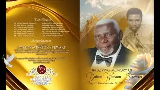 THANKSGIVING SERVICE FOR THE LIFE OF DALTON WINSTON STEWART
