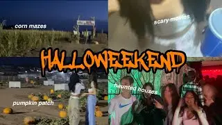 HALLOWEEKEND VLOG 2022 haunted house, horror movies, and more!