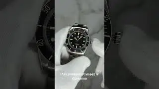Comment r&eacute;gler l&rsquo;heure sur une montre automatique #tutoriel #montres #watches