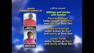 Sebastian Raymond Blaize and Bernadette Blaize- Papius ~ Long Obituary