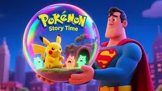 Pok&eacute;mon Story Time: Pikachu and Superman Save the Floating Zoo